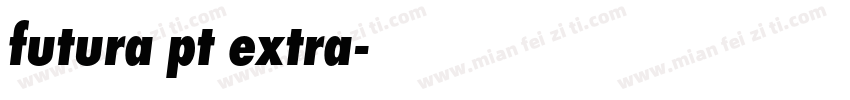 futura pt extra字体转换